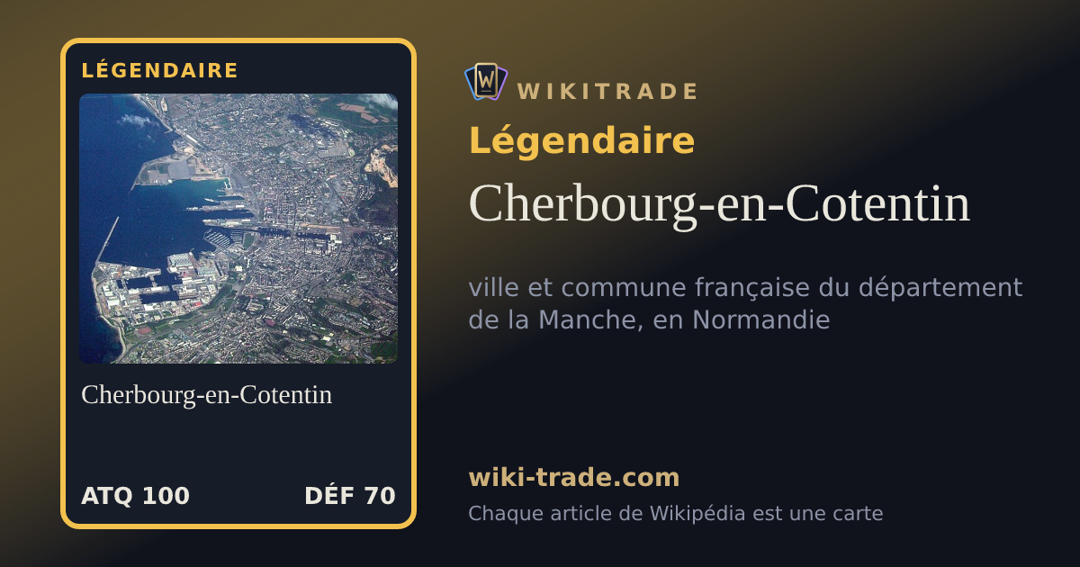 Cherbourg-en-Cotentin — carte Légendaire