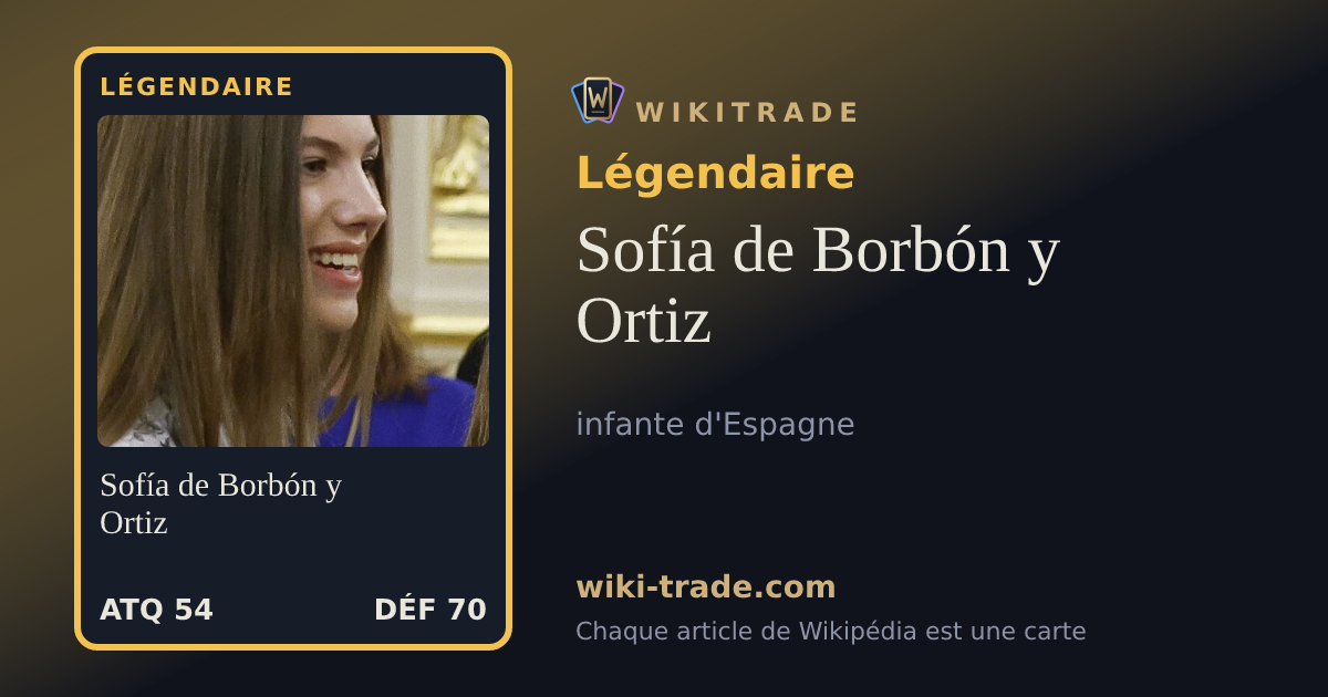 Sofía de Borbón y Ortiz — carte Légendaire