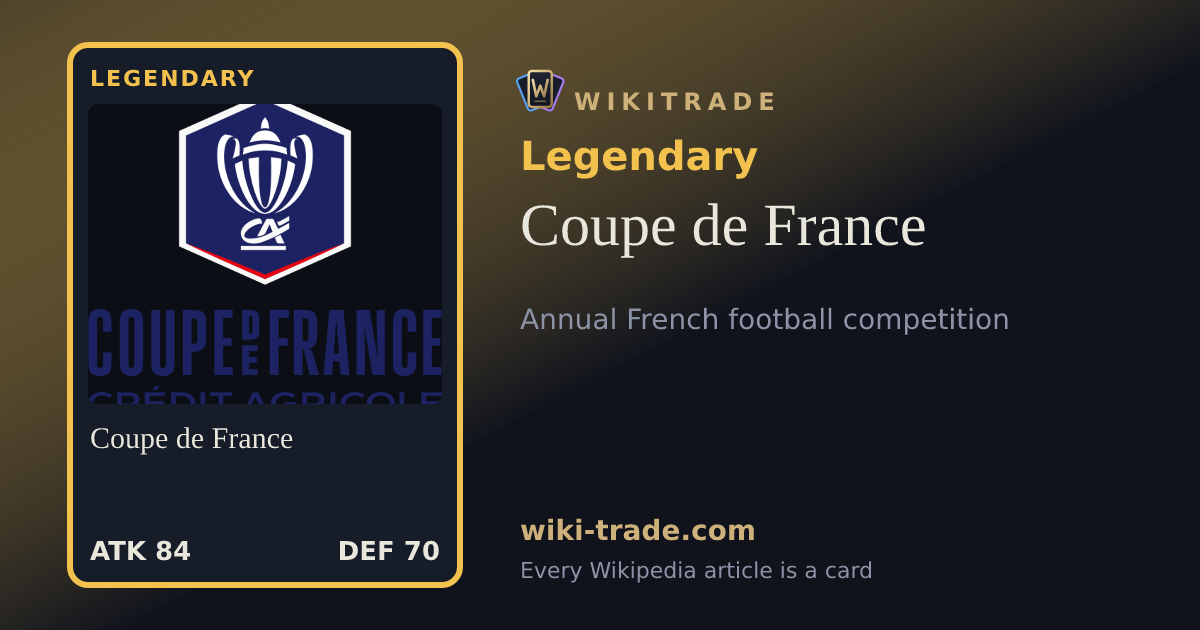 Coupe de France — Legendary card