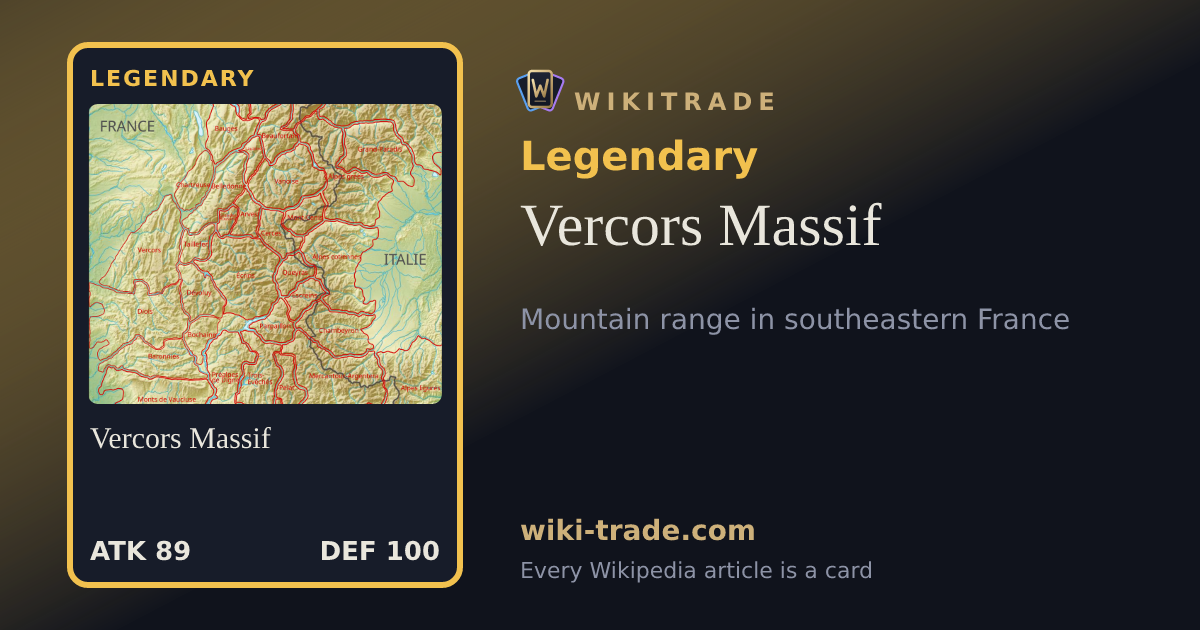 Vercors Massif — Legendary card