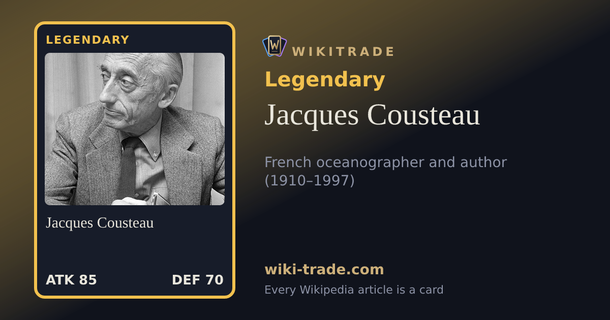 Jacques Cousteau — Legendary card