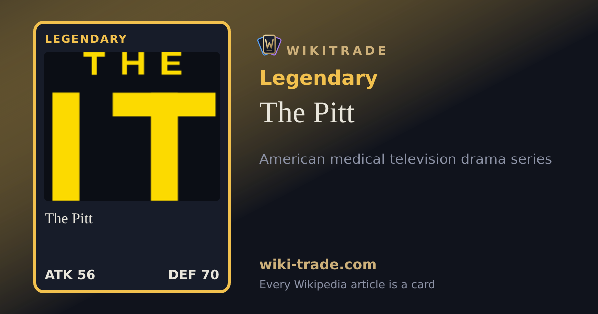 The Pitt — Legendary card