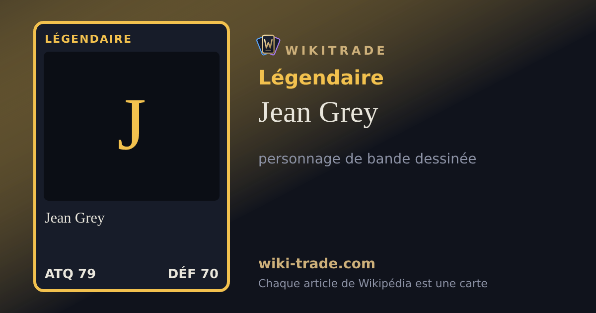 Jean Grey — carte Légendaire