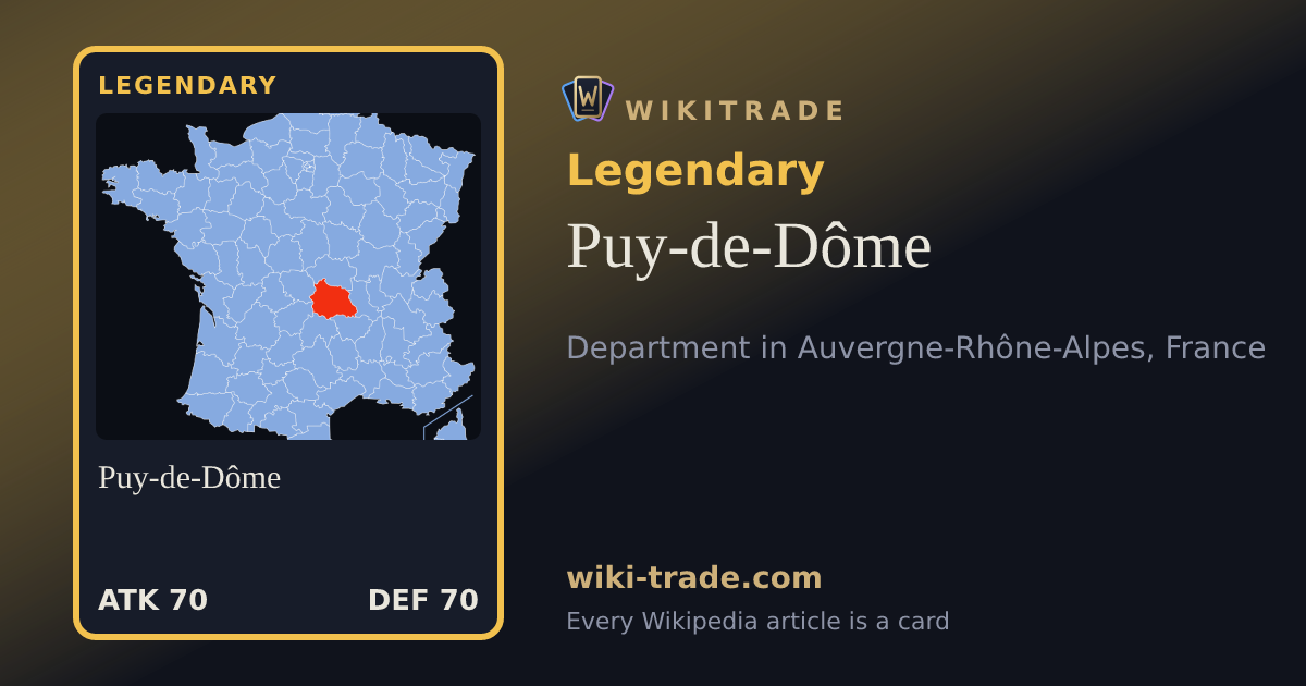 Puy-de-Dôme — Legendary card