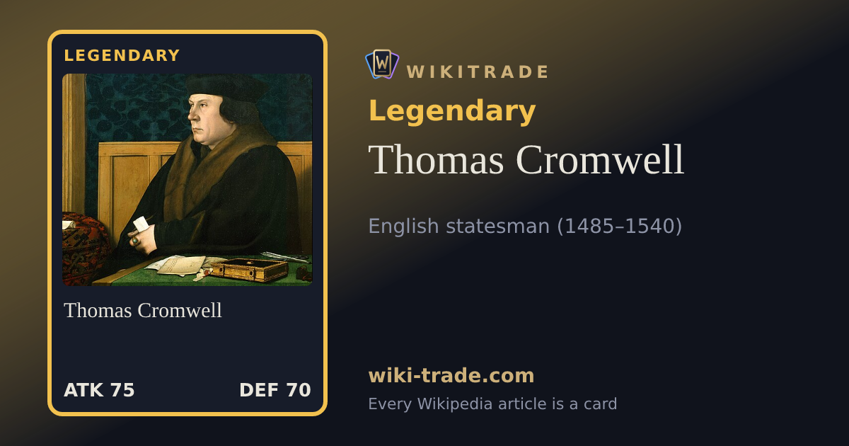 Thomas Cromwell — Legendary card