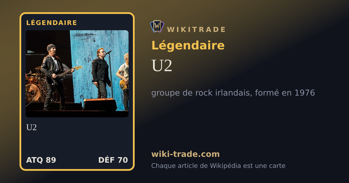U2 — carte Légendaire