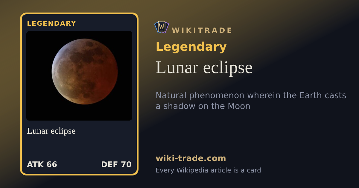Lunar eclipse — Legendary card