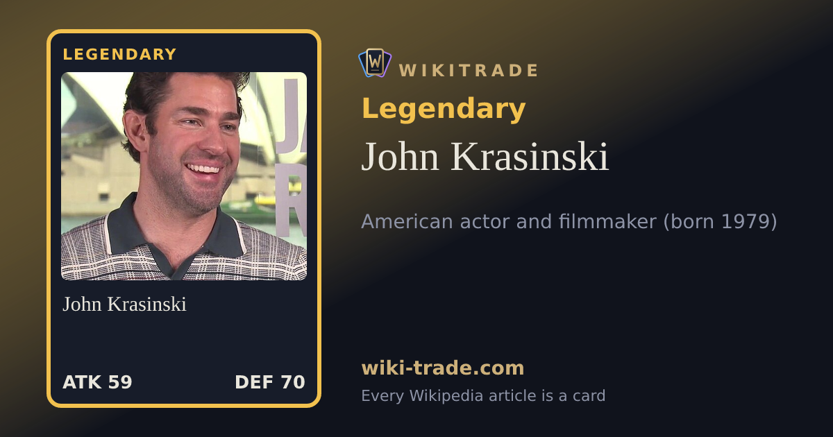 John Krasinski — Legendary card