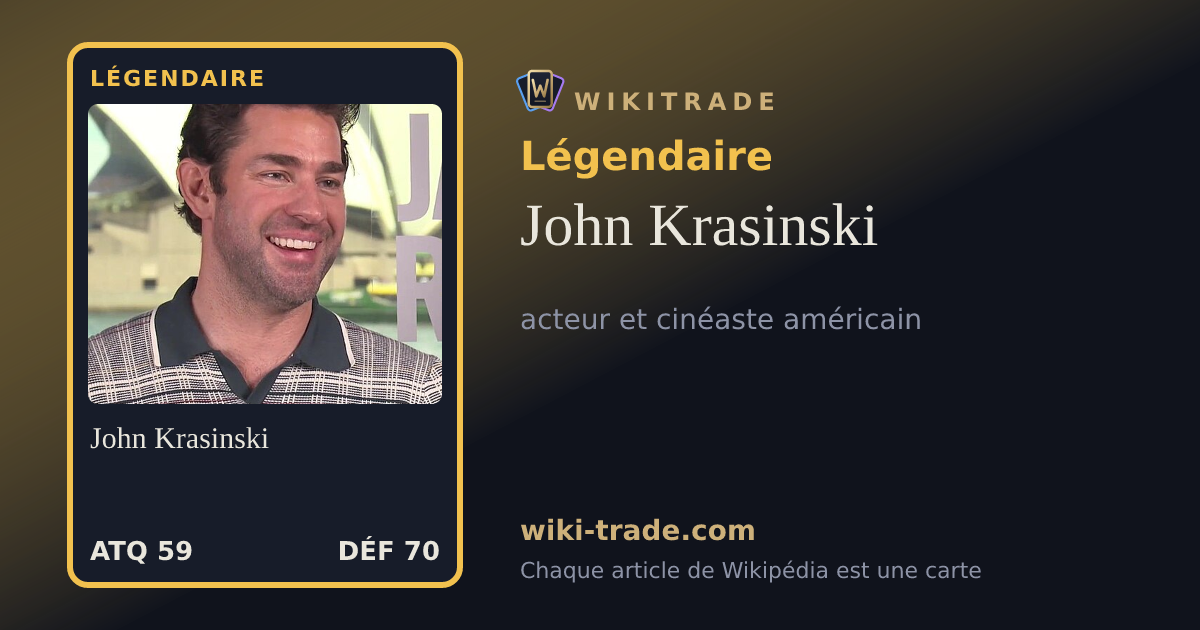 John Krasinski — carte Légendaire