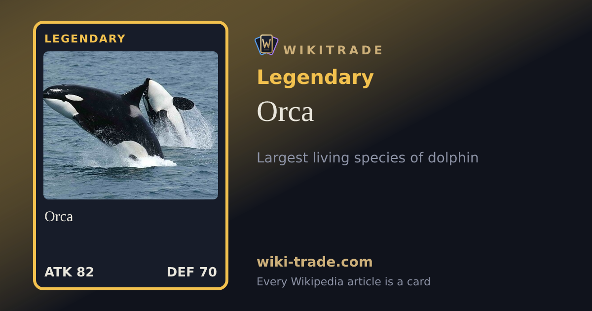 Orca — Legendary card