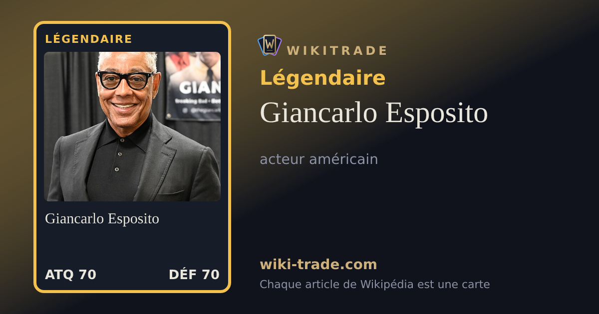 Giancarlo Esposito — carte Légendaire