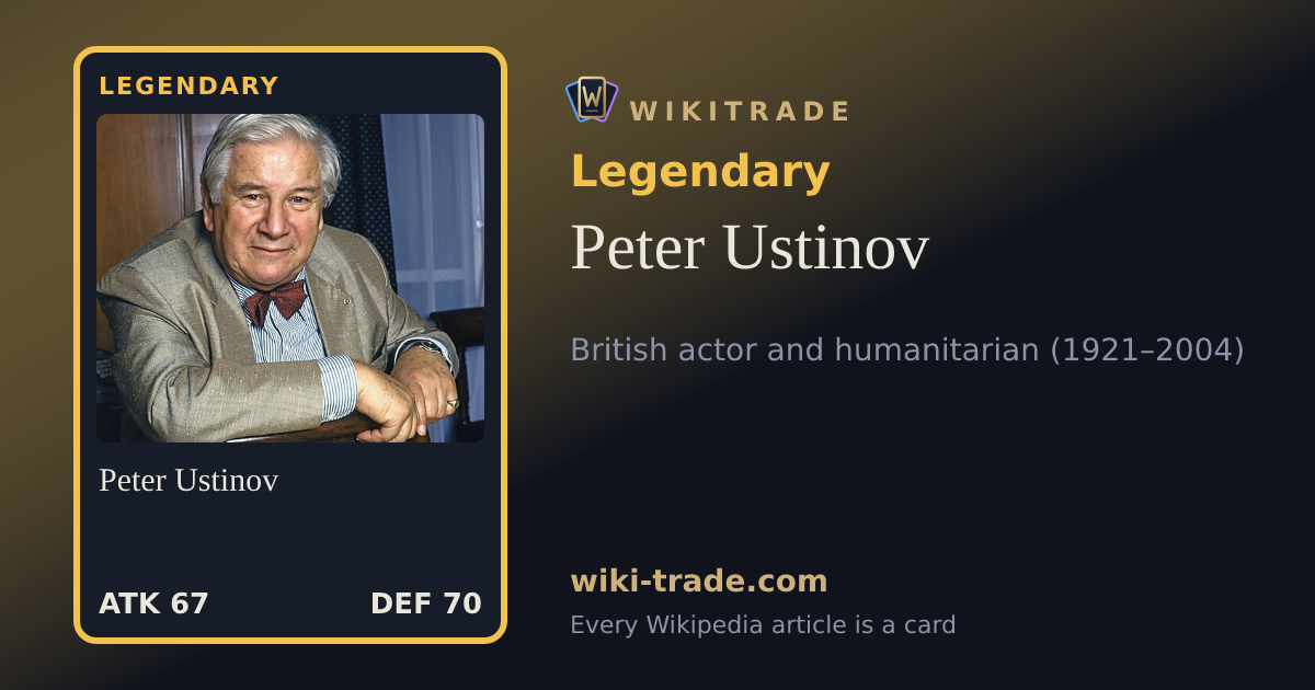 Peter Ustinov — Legendary card
