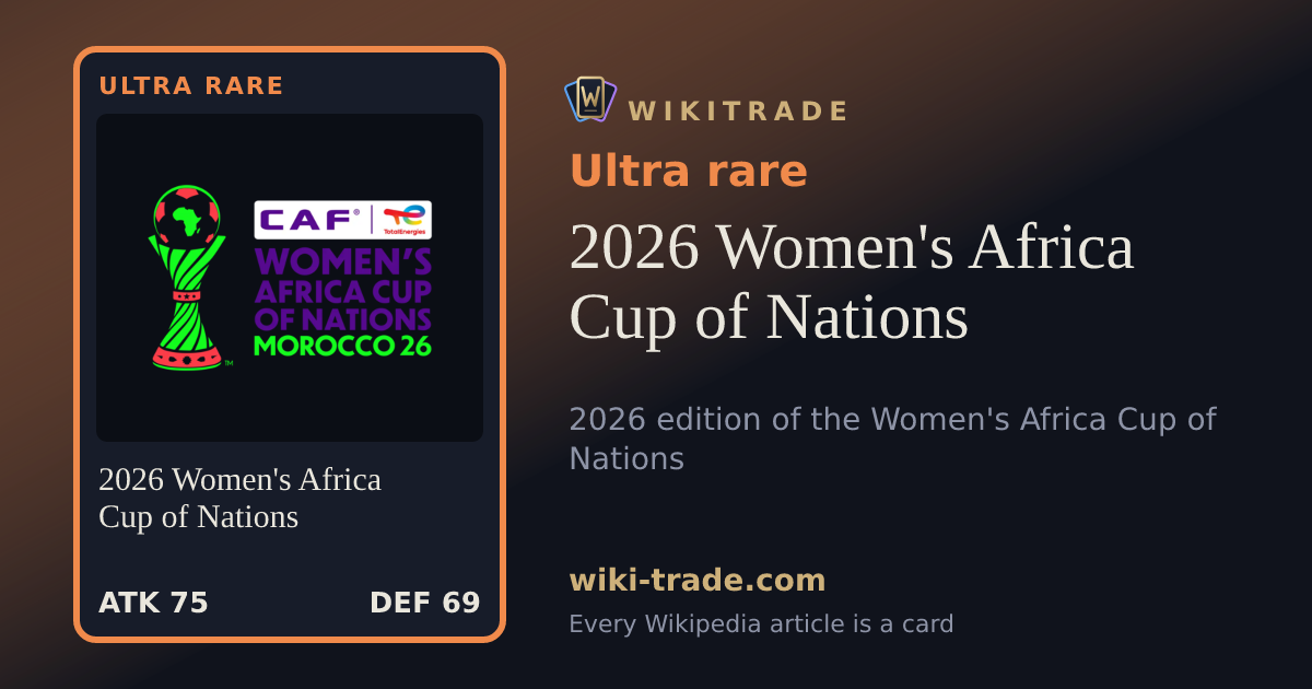 2026 Women's Africa Cup of Nations — Ultra rare card