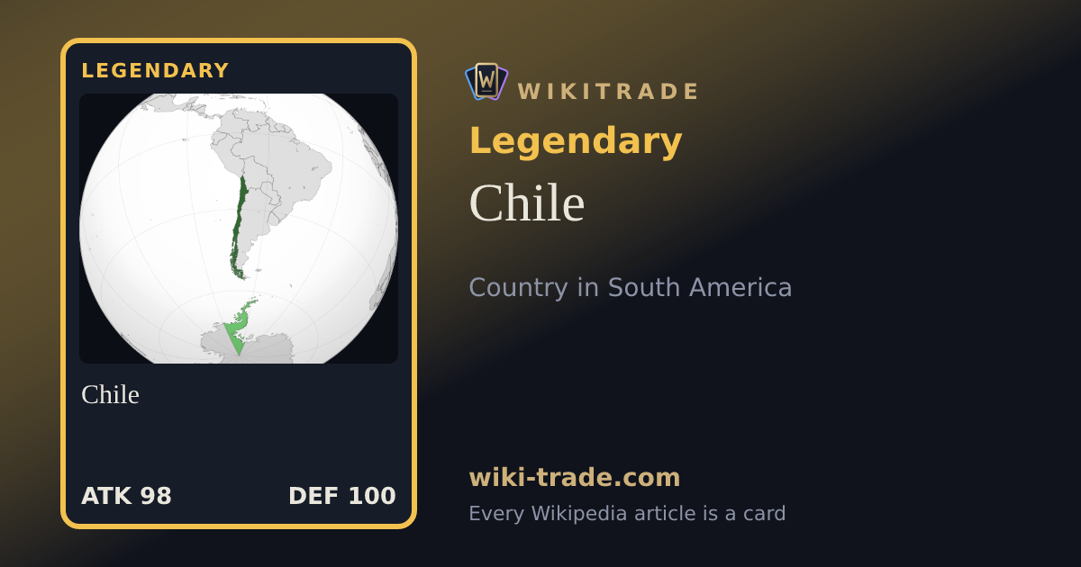 Chile — Legendary card