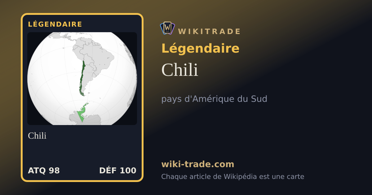Chili — carte Légendaire