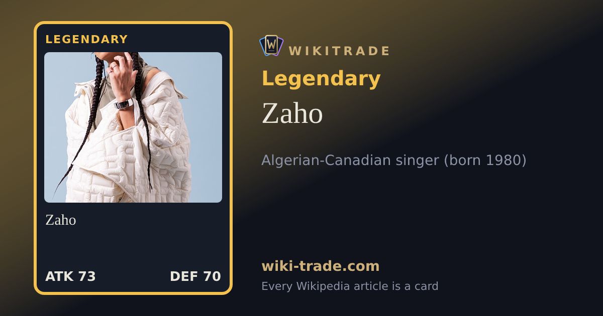 Zaho — Legendary card