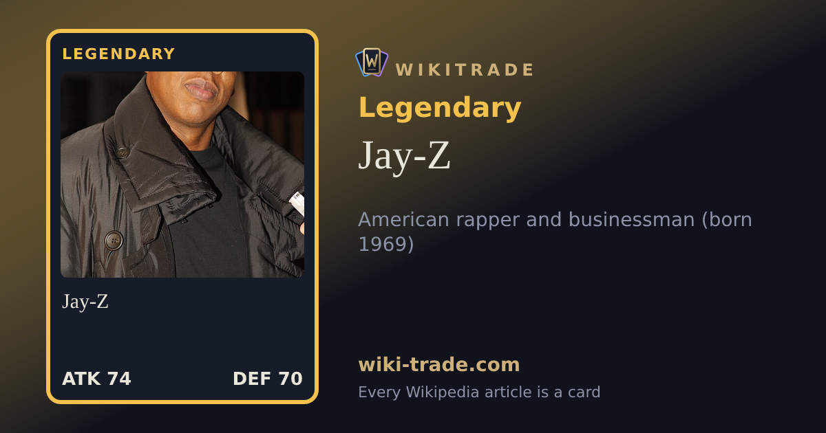 Jay-Z — Legendary card