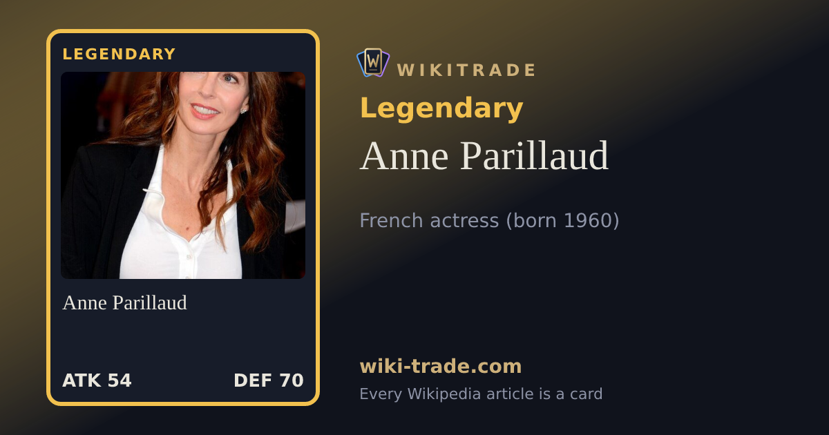 Anne Parillaud — Legendary card
