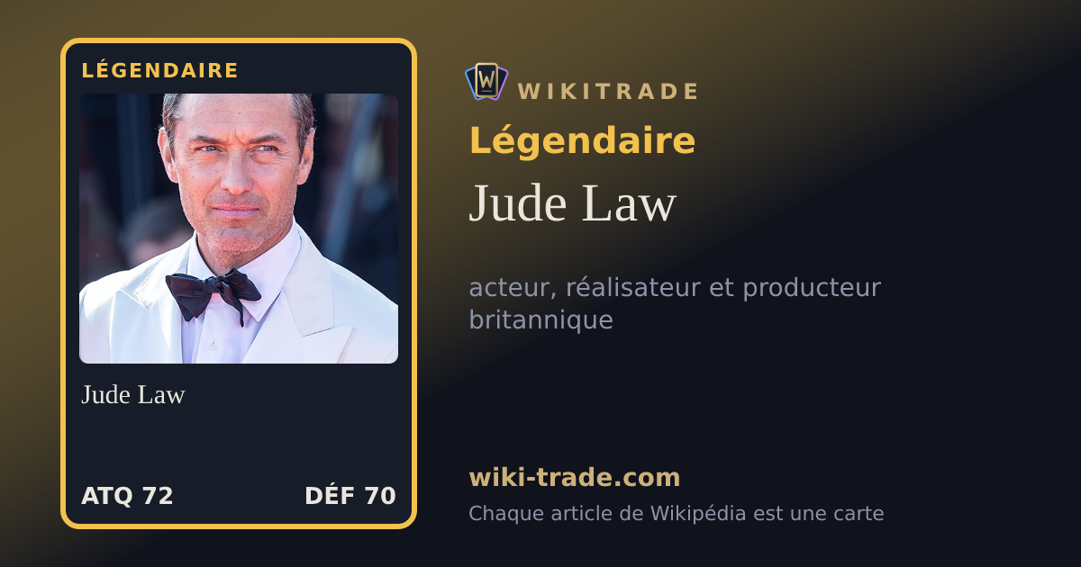 Jude Law — carte Légendaire