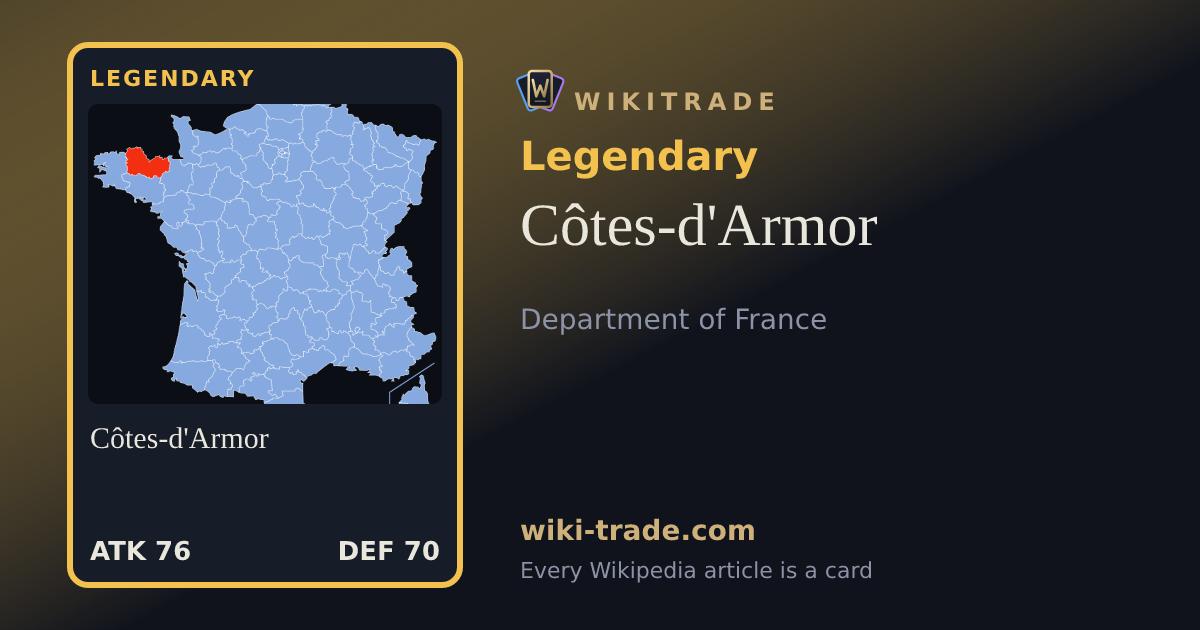 Côtes-d'Armor — Legendary card