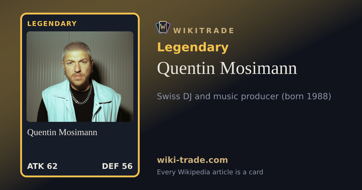Quentin Mosimann — Legendary card
