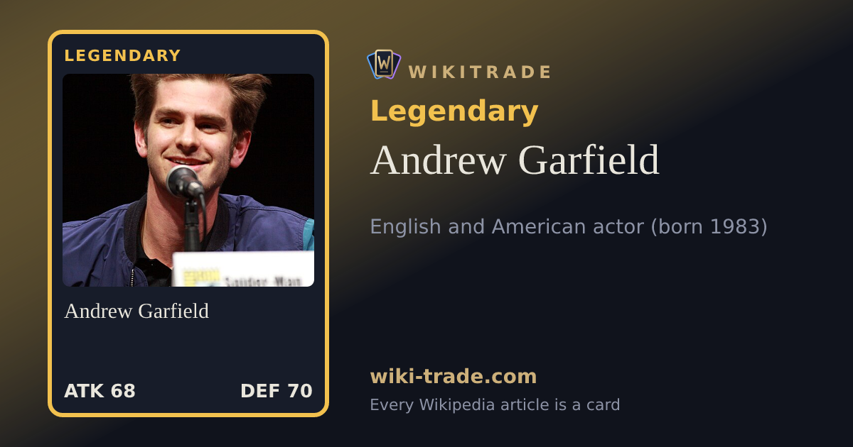 Andrew Garfield — Legendary card