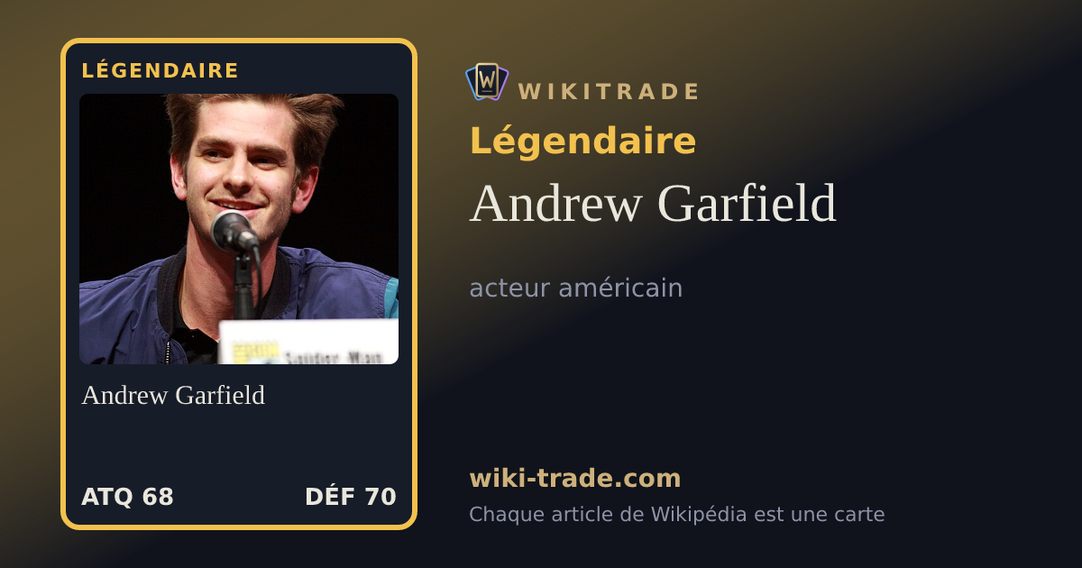 Andrew Garfield — carte Légendaire