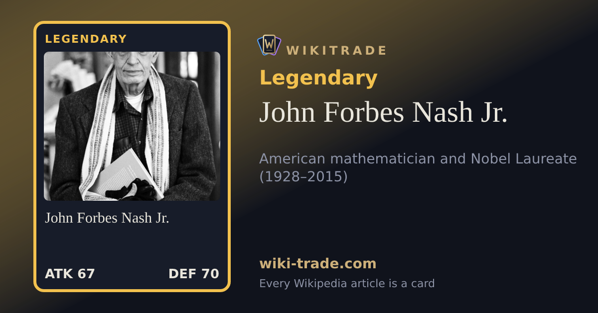 John Forbes Nash Jr. — Legendary card
