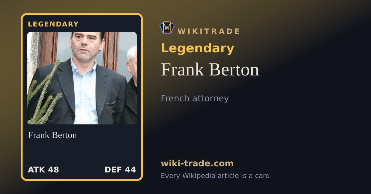Frank Berton — Legendary card