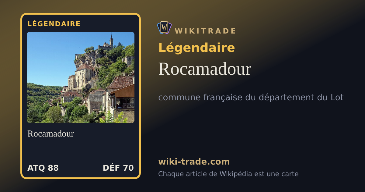 Rocamadour — carte Légendaire