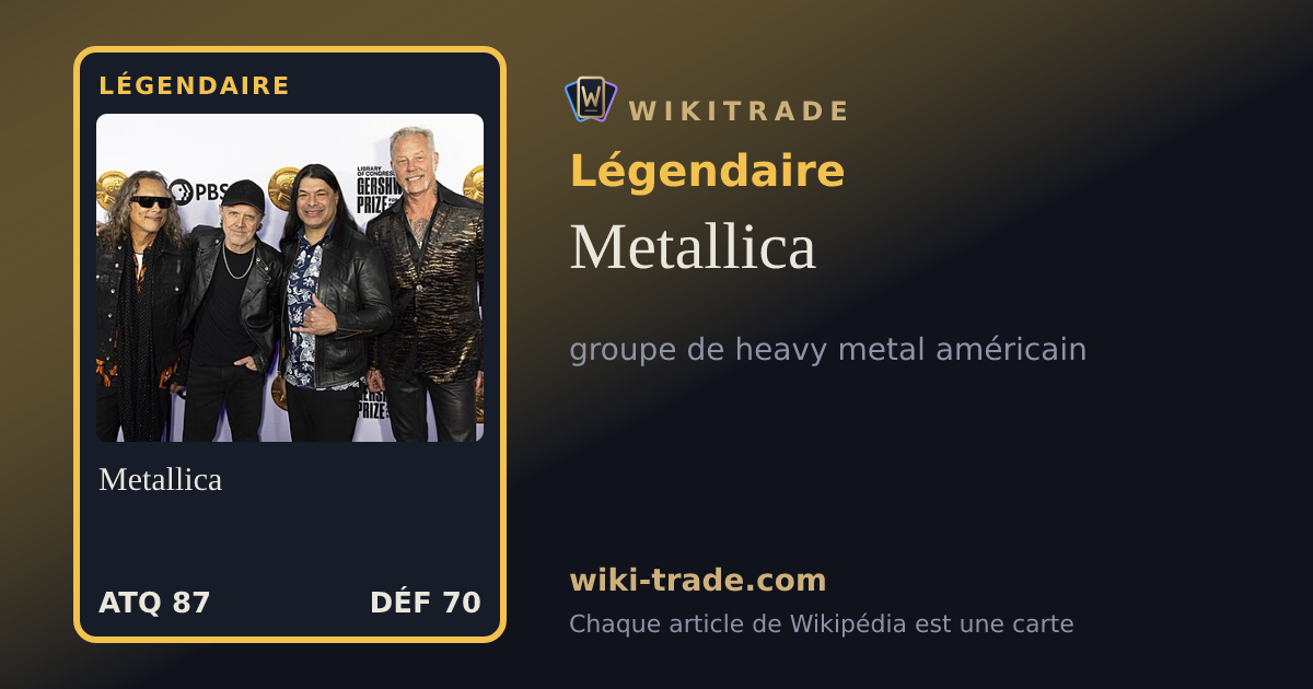 Metallica — carte Légendaire