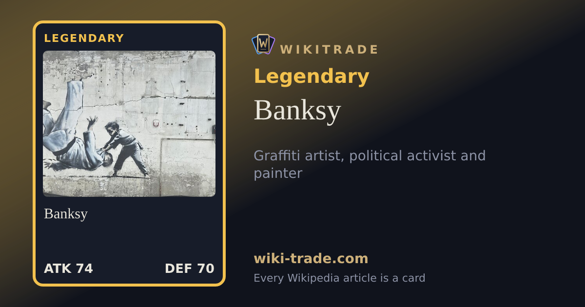 Banksy — Legendary card
