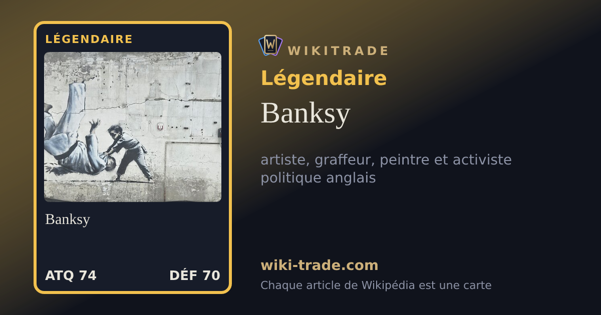 Banksy — carte Légendaire