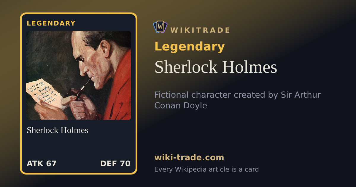 Sherlock Holmes — Legendary card