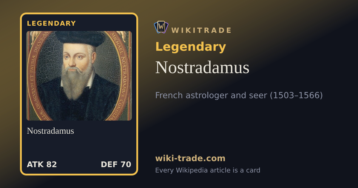 Nostradamus — Legendary card