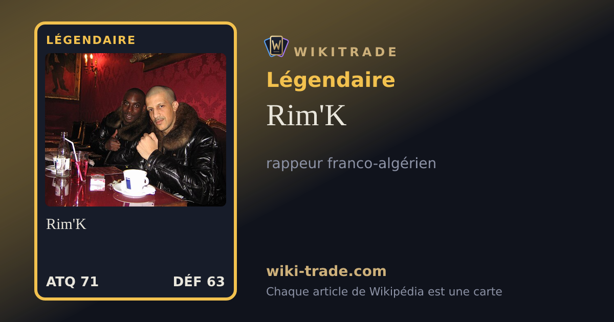 Rim'K — carte Légendaire