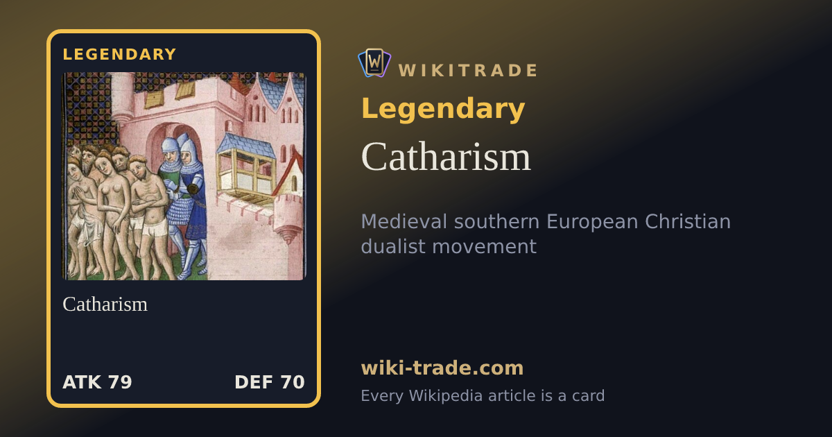 Catharism — Legendary card