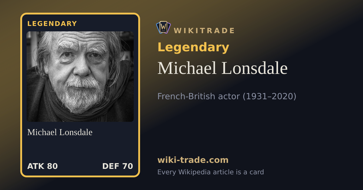 Michael Lonsdale — Legendary card