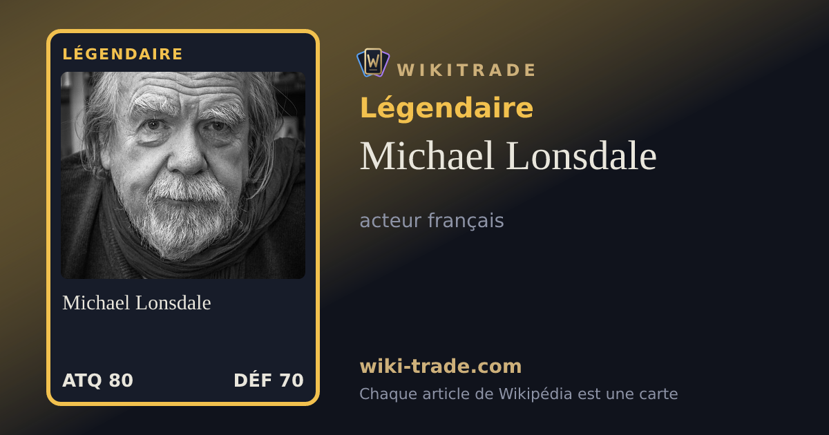 Michael Lonsdale — carte Légendaire