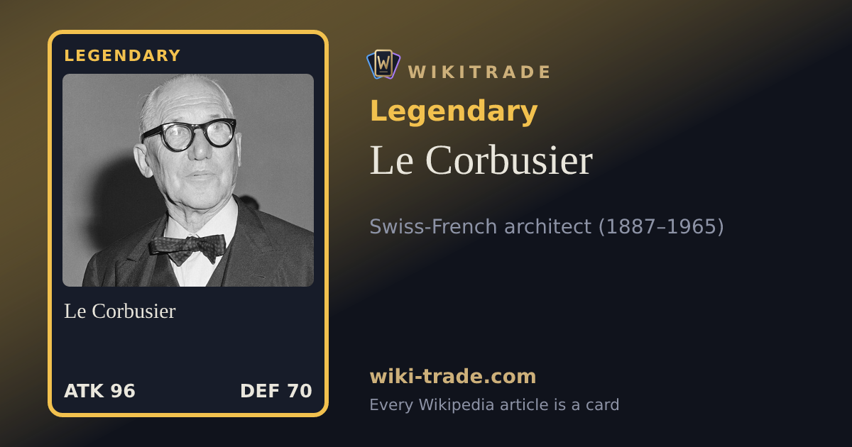 Le Corbusier — Legendary card