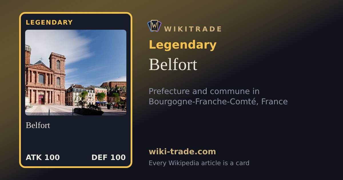 Belfort — Legendary card