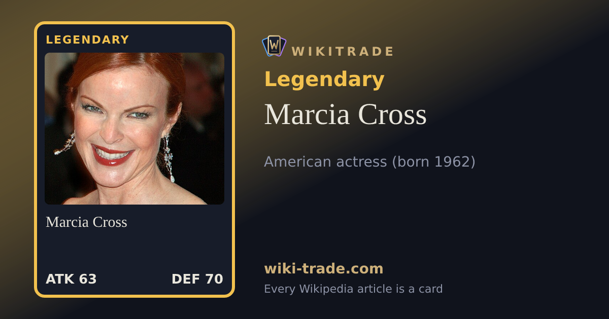 Marcia Cross — Legendary card