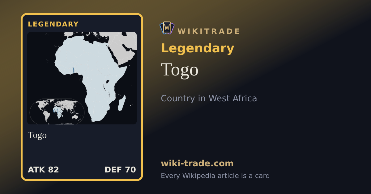 Togo — Legendary card