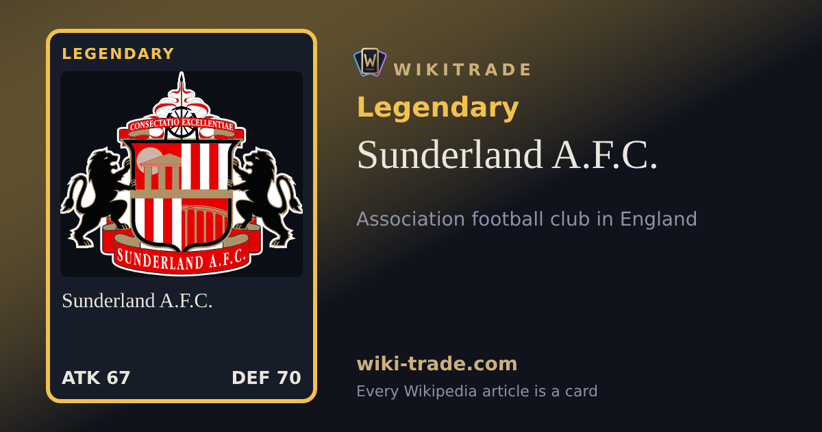 Sunderland A.F.C. — Legendary card