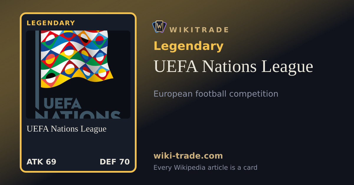 UEFA Nations League — Legendary card