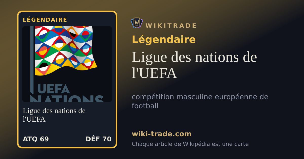 Ligue des nations de l'UEFA — carte Légendaire