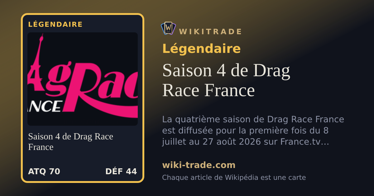 Saison 4 de Drag Race France — carte Légendaire