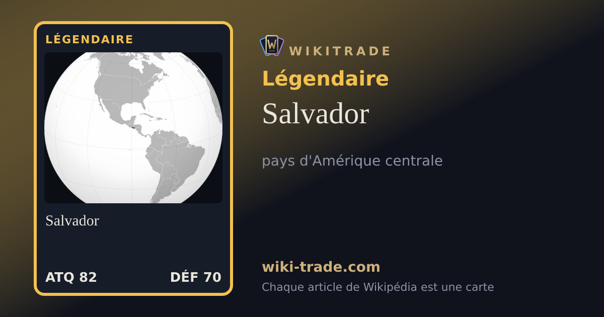 Salvador — carte Légendaire