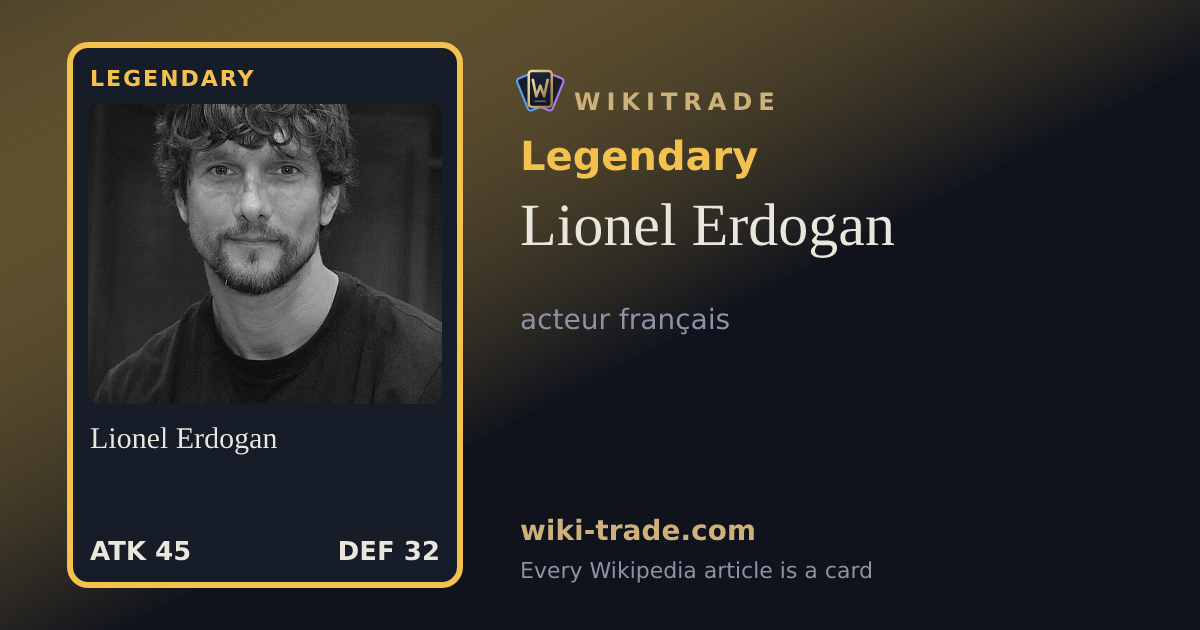 Lionel Erdogan — Legendary card
