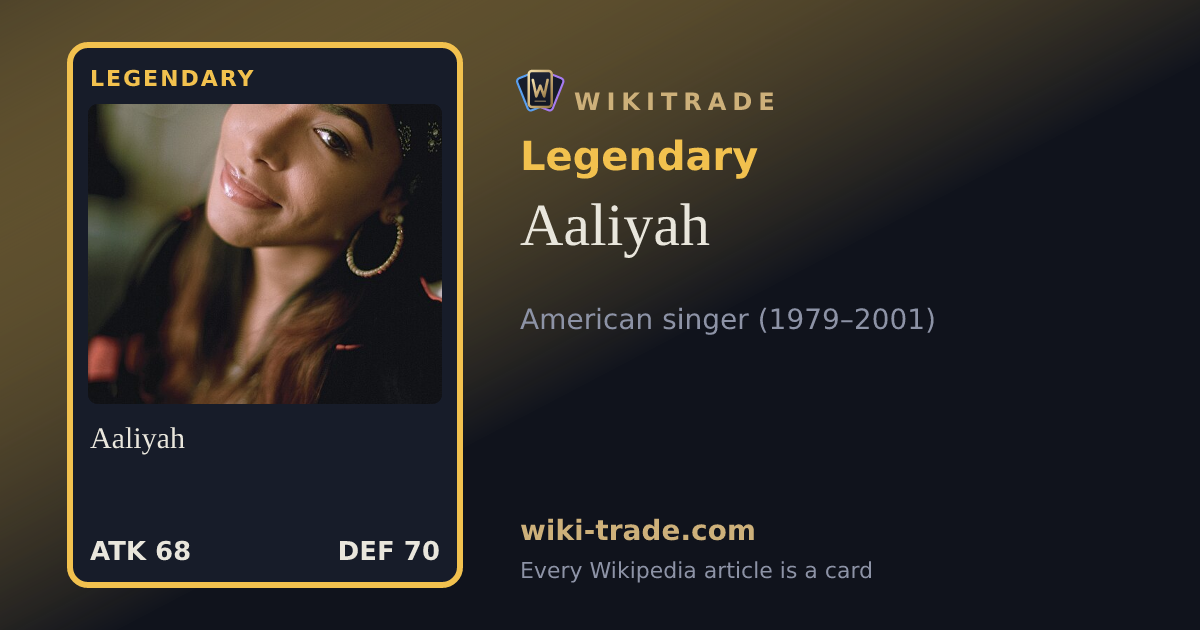 Aaliyah — Legendary card